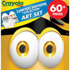 Crayola Yellow Limited Edition Art Case – Collectible Set with Retired & Classic Crayons, Pip-Squeaks Markers, Coloring Pages & Stickers | Portable Kids Art Kit & Gift for Creative Fun