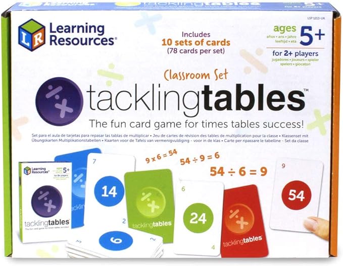 Learning Resources LSP1213-UK tacklingtables Classroom Set