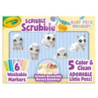 Crayola Scribble Scrubbie Baby Pets Nursery, Baby Animal Toys for Toddlers & Kids, Gift for Girls & Boys, Ages 3+
