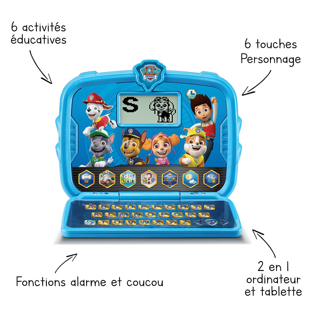 VTech PAW Patrol Learning Tablet with Light-Up Letters, Spelling Games & Character Buttons (Ages 3+)