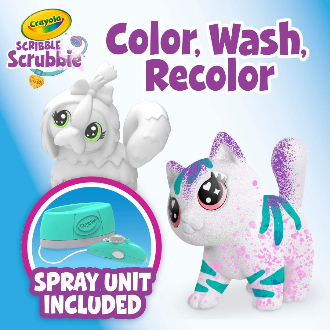 Crayola Scribble Scrubbie Pets: Spray & Style Boutique  Ages 3+