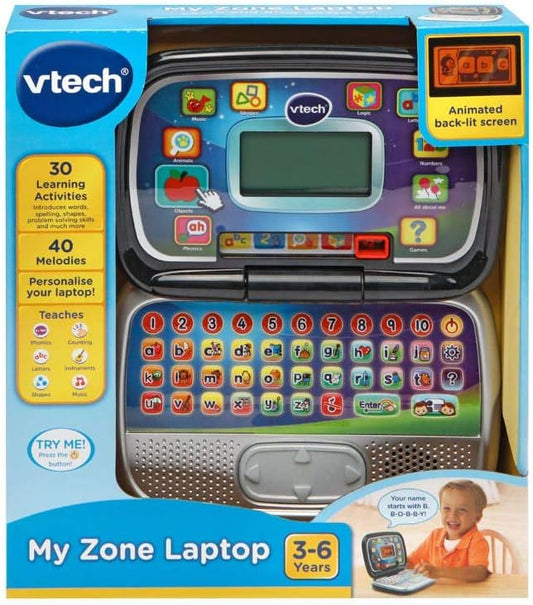 VTech My Zone Laptop – Educational | Interactive Learning Laptop with Spelling, Numbers & Games