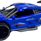 D-Power Diecast Pull Back with Sounds – 1:32 scale (Blue) | Pull Back with music, Battery Requires 3 button Cell | Perfect gifts for ages 3+ up
