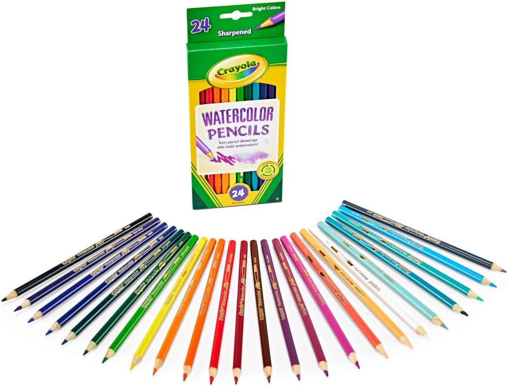 Crayola Watercolor Pencils, 24 Count