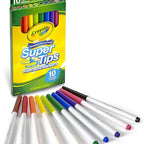 10 ct. Washable Super Tips Markers