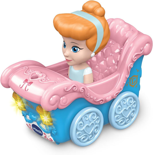 Vtech -  Toot-Toot Drivers Cinderella's Enchanted Carriage, Disney Princess - Multicolour | Pretend Play Vehicle with Lights, Phrases and Songs, Interactive Toddler Toy  | ideal for ages 12 Months, 2, 3, 4+