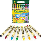 Crayola Tip Character Shaped Crayons, 8 Ct, Limited Edition Retired Crayon Colors, School Supplies, Classroom Must Haves, Gifts, 3+