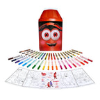 Crayola Red Limited Edition Art Case – Collectible Set with Retired & Classic Crayons, Pip-Squeaks Markers, Coloring Pages & Stickers | Portable Kids Art Kit & Gift for Creative Fun