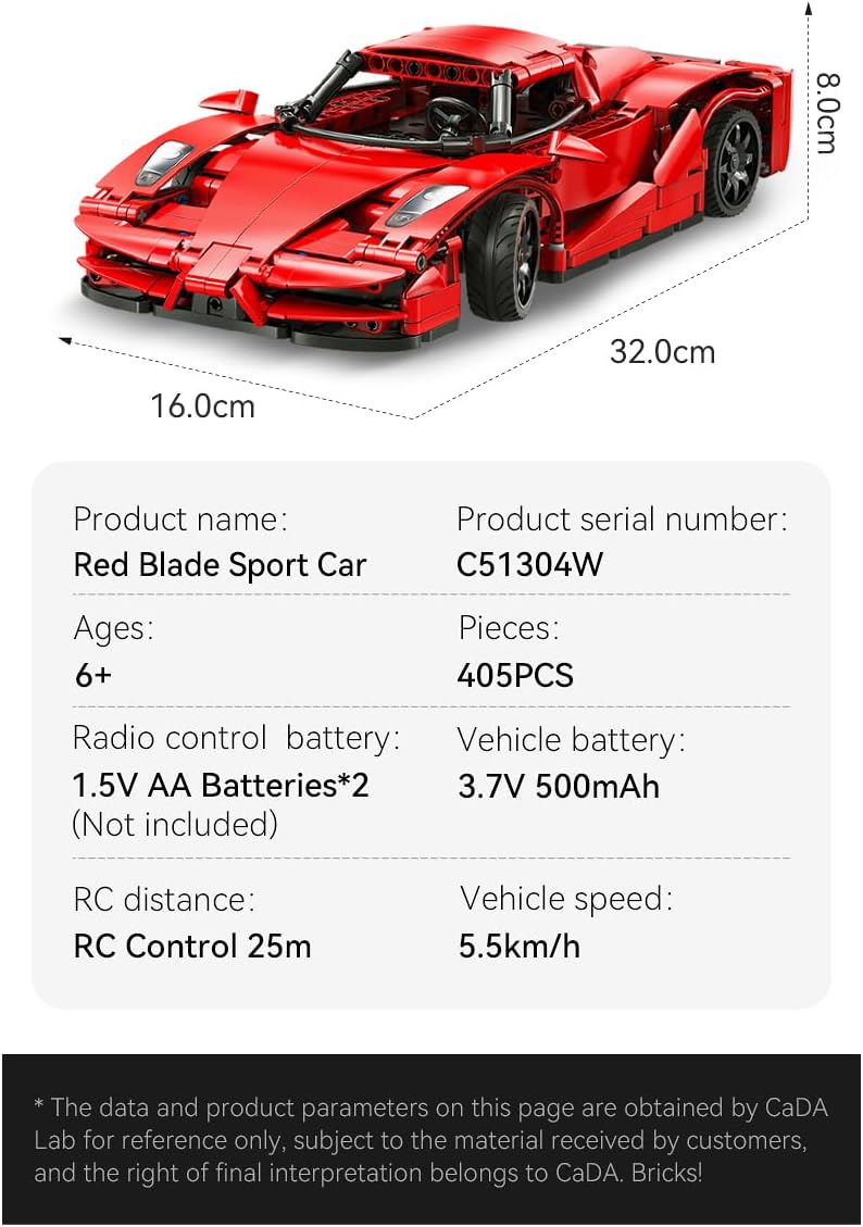 1:14 Red Blade Car (Dual Control)