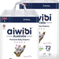 Aiwibi 2 Pack Ultra-Thin baby Diapers Extra Soft And Eco-friendly anti-irritation Premium Baby Diapers Size (S 4-8kg)