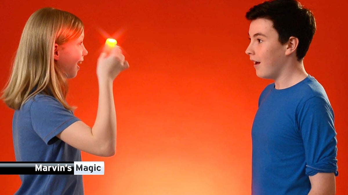 Marvin’s Magic – 60 Amazing Light Illusions | Light-Up Magic Trick Set for Kids | Dazzling LED Effects & Beginner Magic Kit | Ages 6+