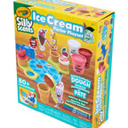 Crayola Silly Scents Ice Cream Parlor Play Set – DIY Scented Dough & Craft Kit with 17 Molds, Scooper, Cones, Scented Markers & Play Mat | Non-Toxic Creative Toy for Kids Ages 4+