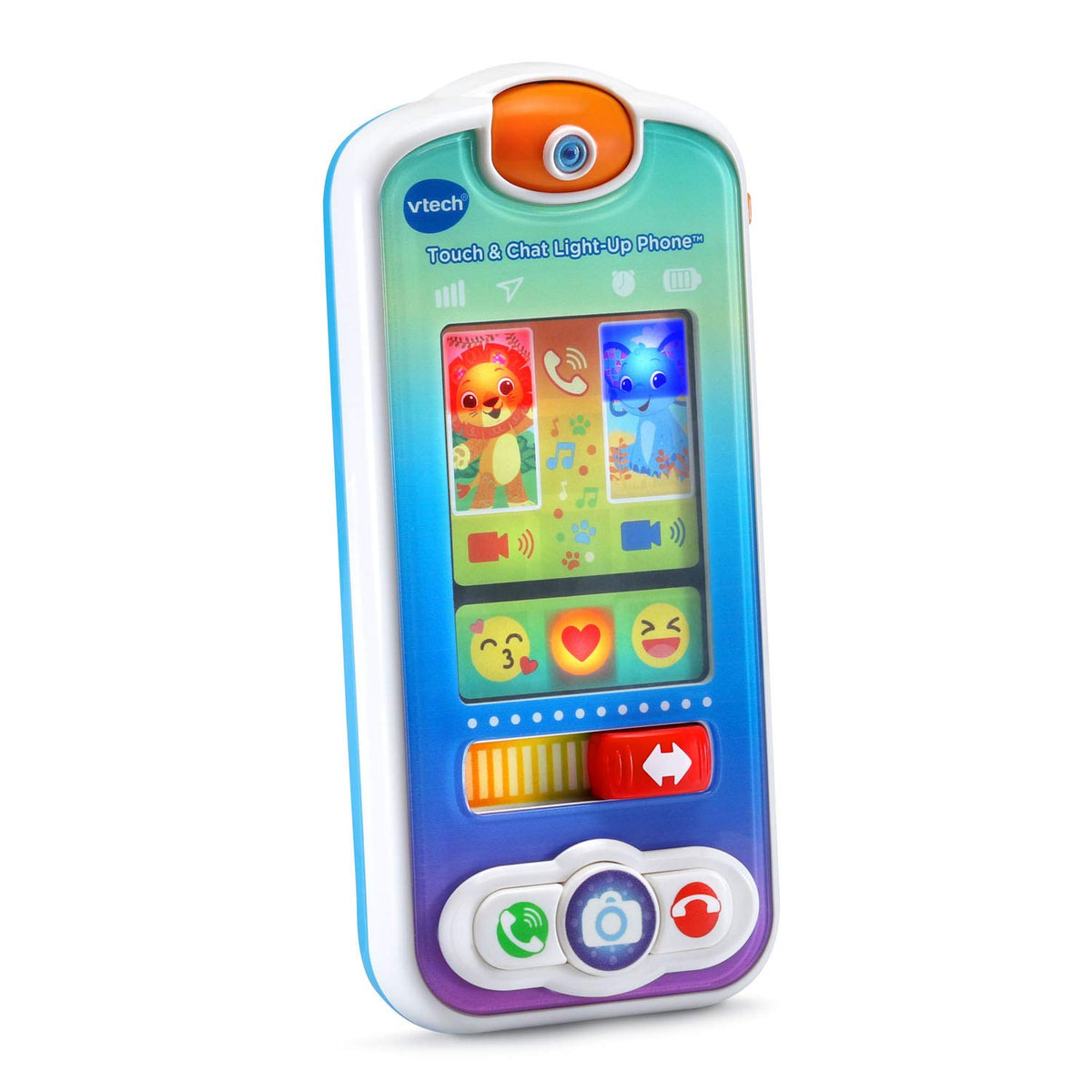 VTech Chat & Discover Toy Phone with Light-Up Screen, Games & Learning Apps for Toddlers