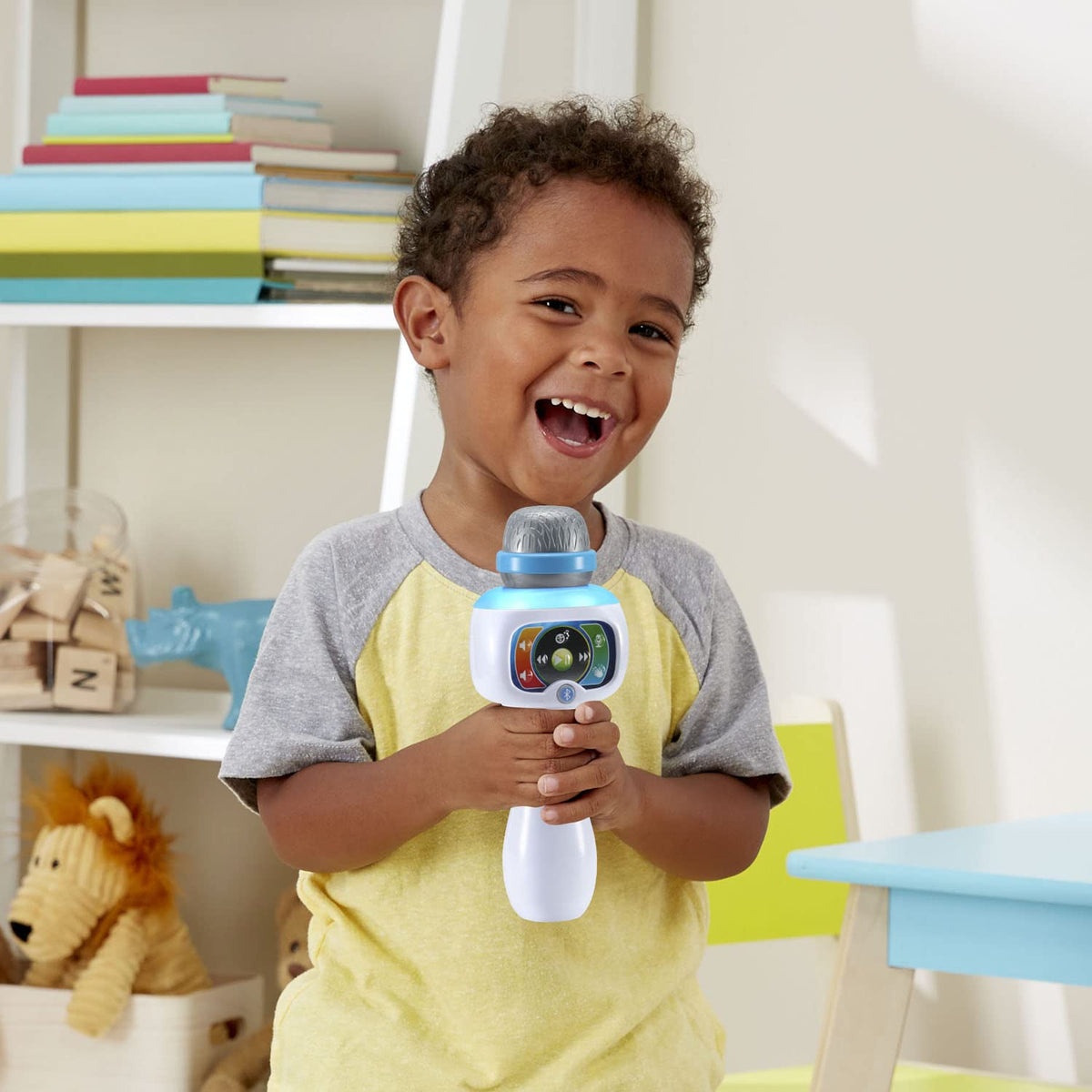 Vtech - SINGING SOUNDS MICROPHONE - Multicolour  | 15 built-in sing-along songs on the Singing Sounds Microphone | Suitable ages 2 + up