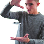 Marvin’s Magic Zorbi Flying Saucer – Interactive Floating Light Illusion Toy, Hypnotic Magic Trick for Kids & Beginners