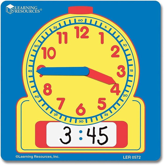 Write & Wipe Student Clocks (Set of 10)