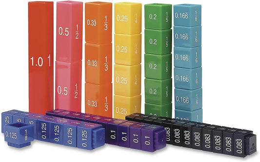 Fraction Tower® Equivalency Cubes