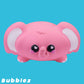 SMOOSHZEES 6.8" SNUGZEES ELEPHANT (BUBBLEZ)