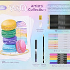 Crayola Pastel Artist Collection Kit | This ideal starter art set for beginners, also works great as an add-on to current color collections | Wonderful for birthdays and holidays, these art supplies are safe and nontoxic for ages, 8 & up.