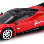 D-Power 1:64 Diecast Pagani Huayra R MATTE Red – Collectible Mini Supercar, Kids & Adult Toy Car Model