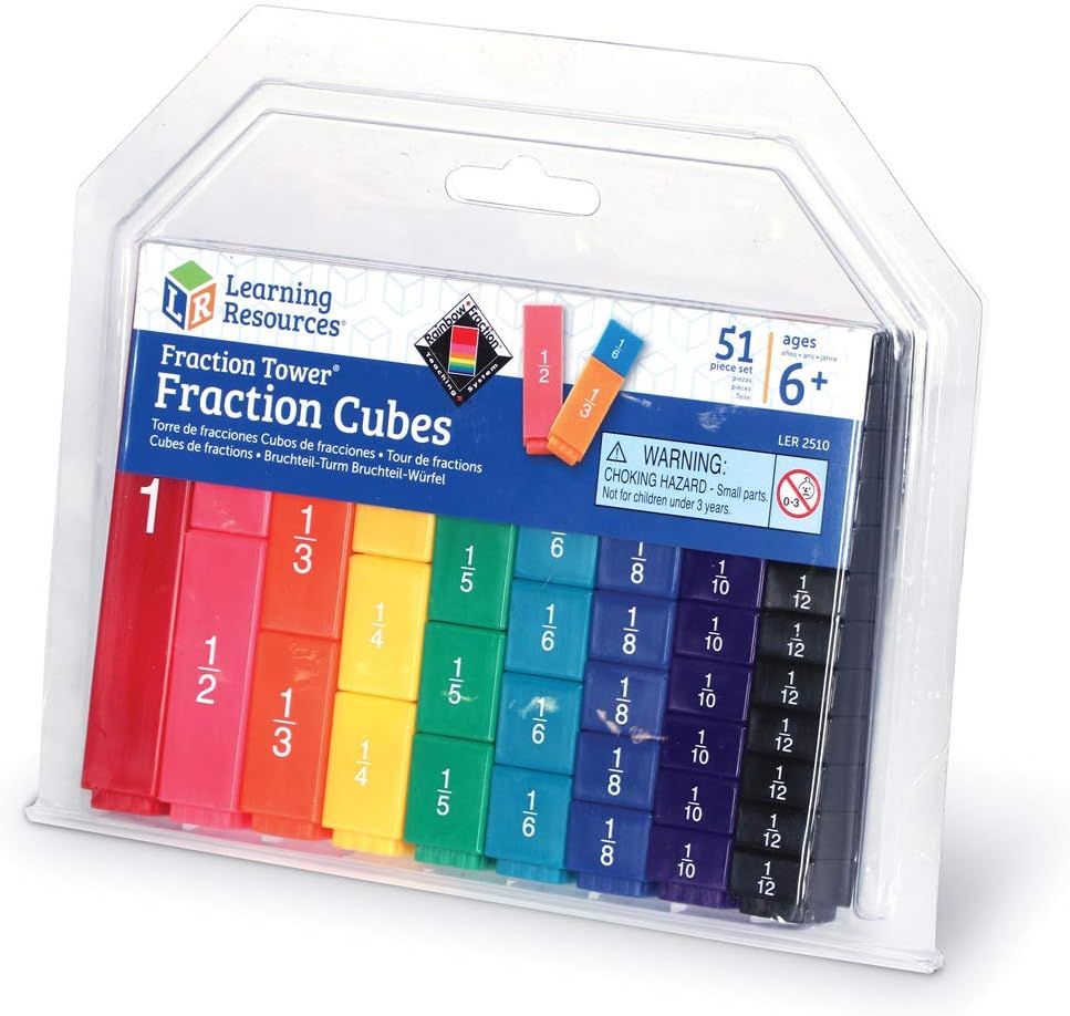 Fraction Tower® Fraction Cubes