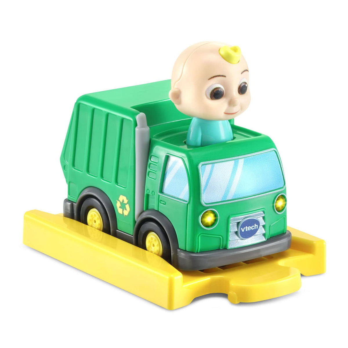 VTech CoComelon Go! Go! Smart Wheels JJ’s Recycling Truck & Track, Recycling Sounds & Songs, Ages 1.5 – 5 Years