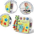 Vtech - Learn & Discovery Baby Book - Multicolour  | Travel Book, easy-to-turn, wipe-clean pages & 3 play modes | suitable ages 6 m + up