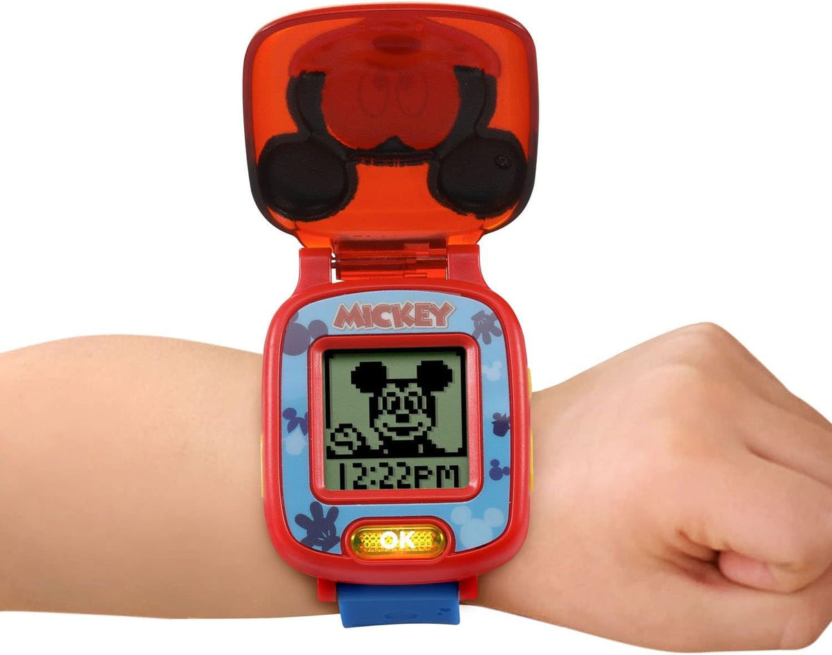 Vtech Mickey Mouse Learning Watch | It’s time for an adventure with the Mickey Mouse Learning Watch. | Ages 3+