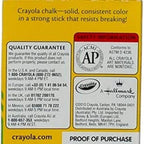 12 ANTI DUST CHALKS-WHITE
