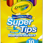 10 ct. Washable Super Tips Markers