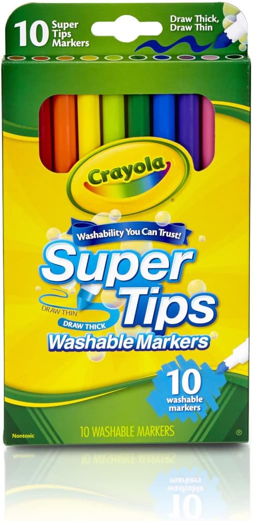 10 ct. Washable Super Tips Markers