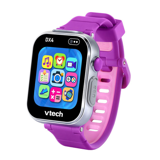 VTech KidiZoom Smartwatch DX4 Purple - Camera & Games, Video Recorder, Voice Changer