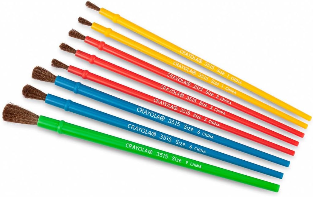 8 ct. Art & Craft Brush Set - Blister Pack