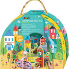 Avenir - Little Hands Play Box - Animal Town Multicolour | 3D puzzle and laces to create an awesome bunny town | Ideal ages 3+