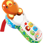Vtech - Peek-A-Boo Musical Phone - Multicolour | Colourful phone features 4 press buttons introducing feelings, numbers, colours, and first words.| suitable ages 3+ up