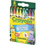 Crayola Tip Character Shaped Crayons, 8 Ct, Limited Edition Retired Crayon Colors, School Supplies, Classroom Must Haves, Gifts, 3+