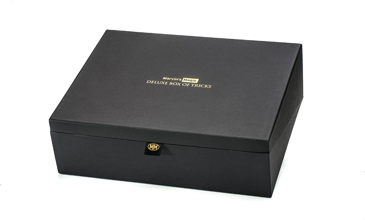 Marvin’s Magic Deluxe Box of Tricks – 100+ Professional Magic Tricks Set with Premium Props, Collector’s Edition Master Magician Kit