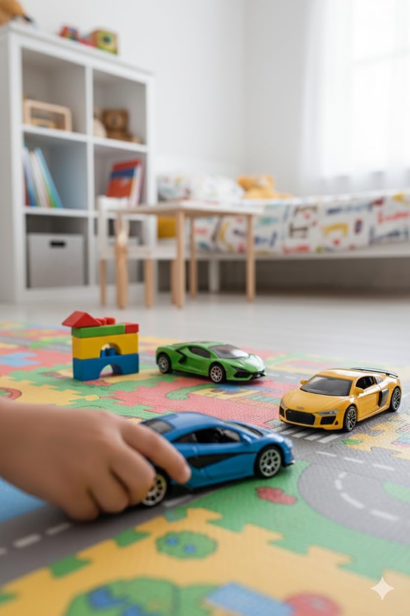 D-Power 1:64 Diecast Car Set (Pack of 3) McLaren 600LT Blue, Lamborghini Revuelto Green, Audi R8 2019 Yellow– Collectible Mini Cars, Metal Body, Free-Rolling Wheels