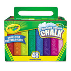 Crayola Washable Sidewalk Chalk – 10 Vibrant Colors, Long-Lasting Outdoor Chalk Set for Kids, Non-Toxic & Easy to Clean
