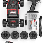 MJX - HYPER GO 1/14 Brushless High-Speed RC Car Vehicle Models 60-75km/h 3SBattery | 2.4Ghz Off-Road RC Truck | Front and Rear Bone dog shaft is Metal Version | various terrain 4 WHEEL DRIVE |Suitable Ages 14+ (Multicolour)