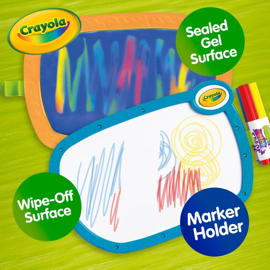 Crayola 2-in-1 Doodle Board, Toddler Drawing Board, Kids Drawing Tablet, Travel Activity, Toddler Toy, Gift for Toddler, 3+