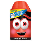 Crayola Red Limited Edition Art Case – Collectible Set with Retired & Classic Crayons, Pip-Squeaks Markers, Coloring Pages & Stickers | Portable Kids Art Kit & Gift for Creative Fun