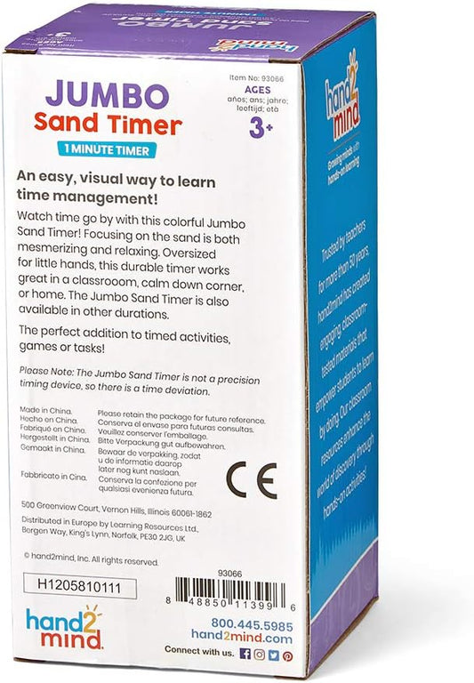 LR-Jumbo Sand Timer, 1-Minute