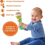 VTech Toddler Microphone – Early Learning Music Toy with Voice Effects, Lights & Animal Sounds | Developmental Fun for  Boys & Girls Ages 1 to 3