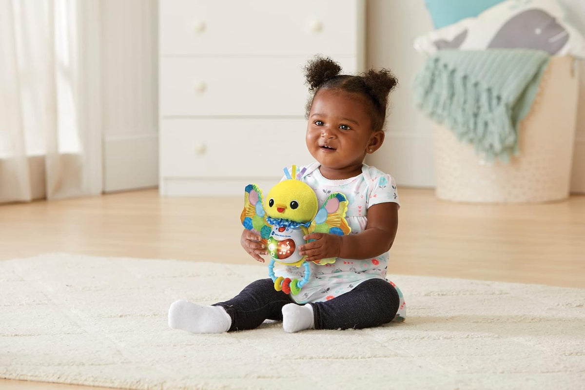 VTech Baby Rattle & Shake Birdie, Sensory Toy with Music, Sounds, Colours, Lights, Interactive Gift for Boys & Girls 3, 6, 12, 18 Months +, English Version