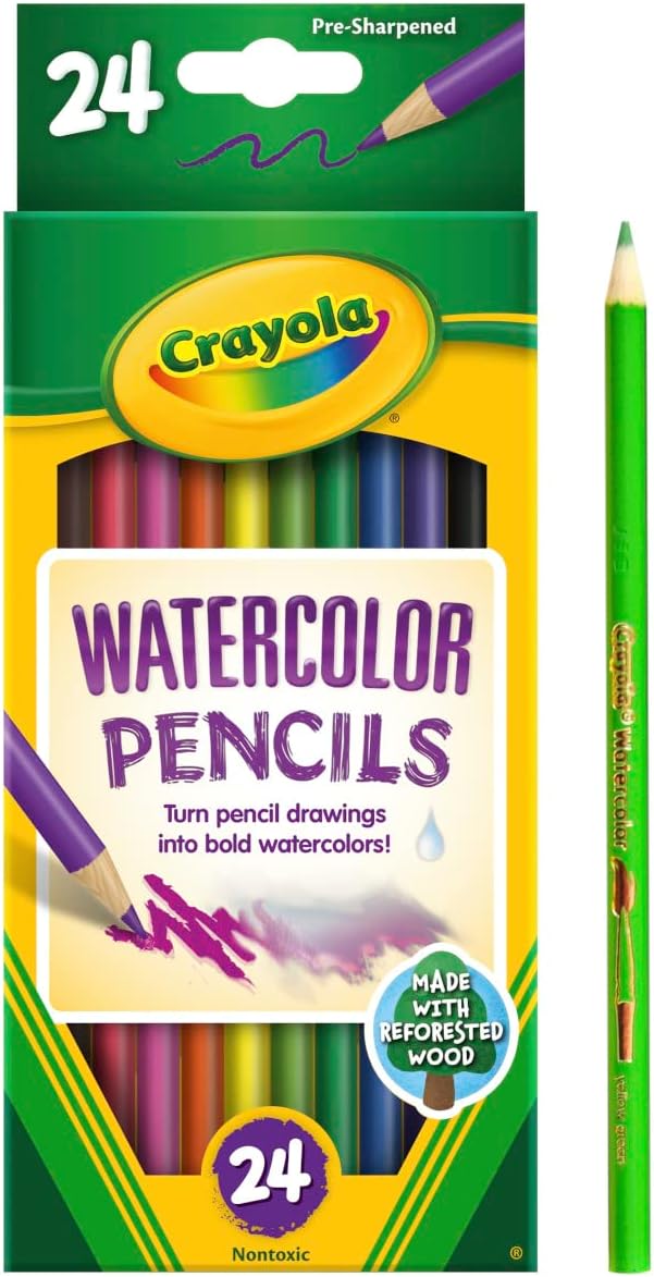 Crayola Watercolor Pencils, 24 Count