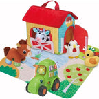 VTech Farmyard Animals Soft Play Set – Interactive Baby Toy with Plush Farm Animals, Tractor & Play Mat | Teaches Animal Sounds, Music & Imaginative Play | Portable Barn Storage