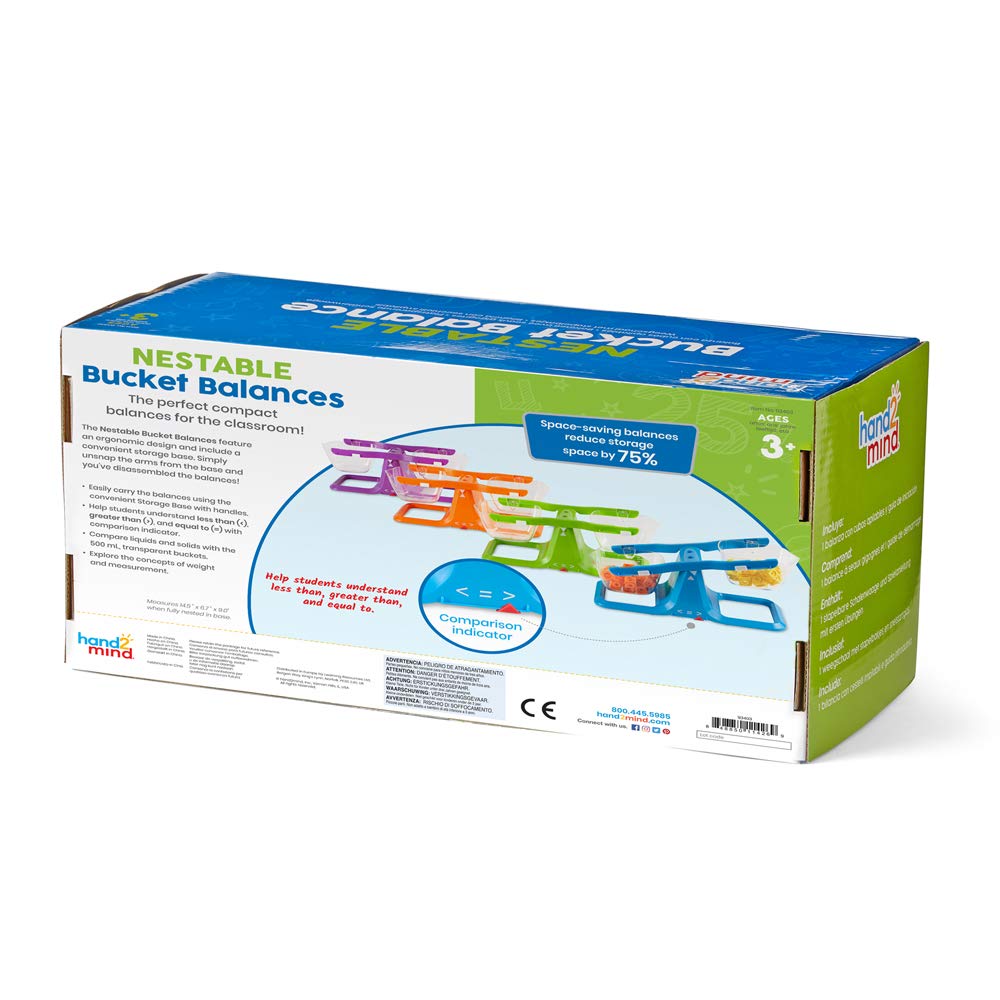 LR-NESTABLE BUCKET BALANCES  (SET OF 4)