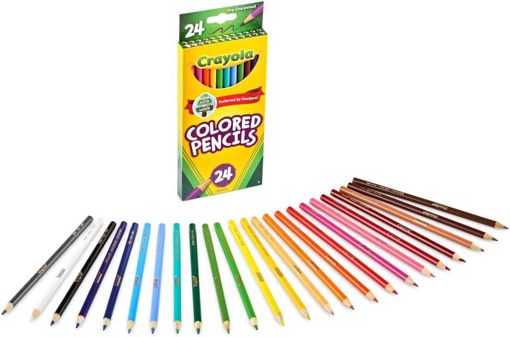 24 ct. Colored Pencils, Long