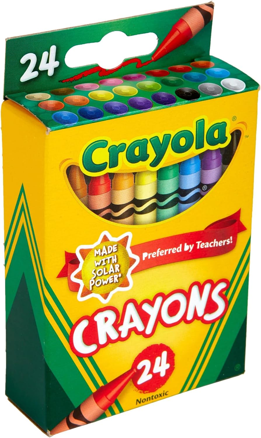 24 ct. Crayons - Peggable
